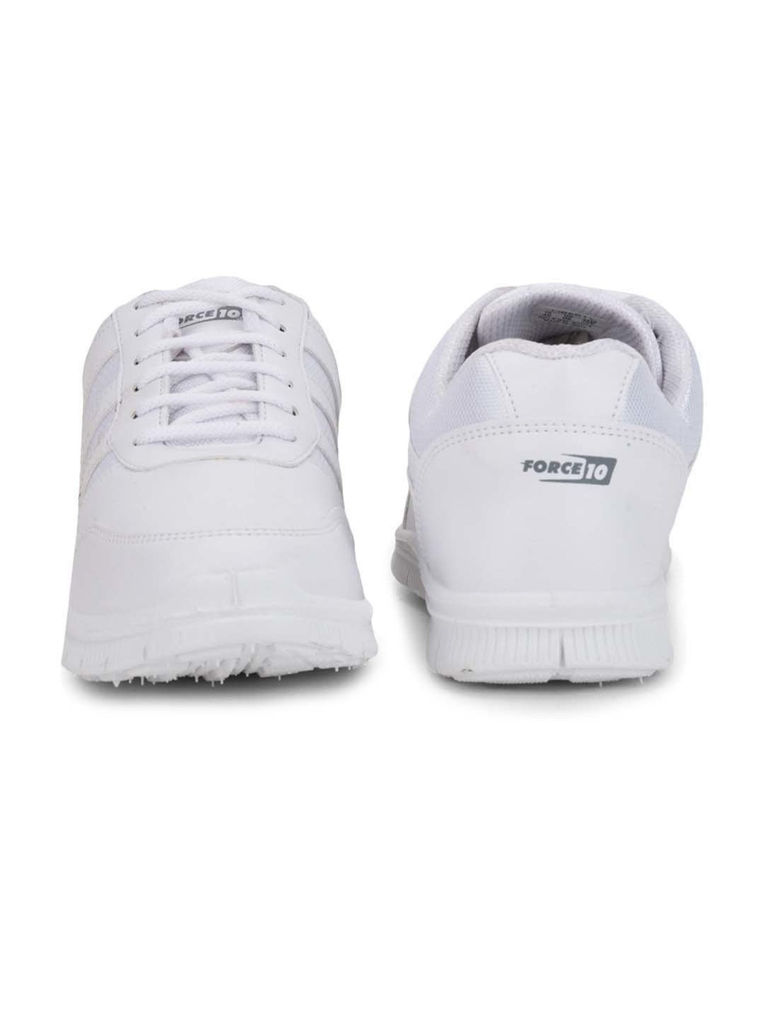 Force 10 By Liberty Kids White Lace Up Shoes