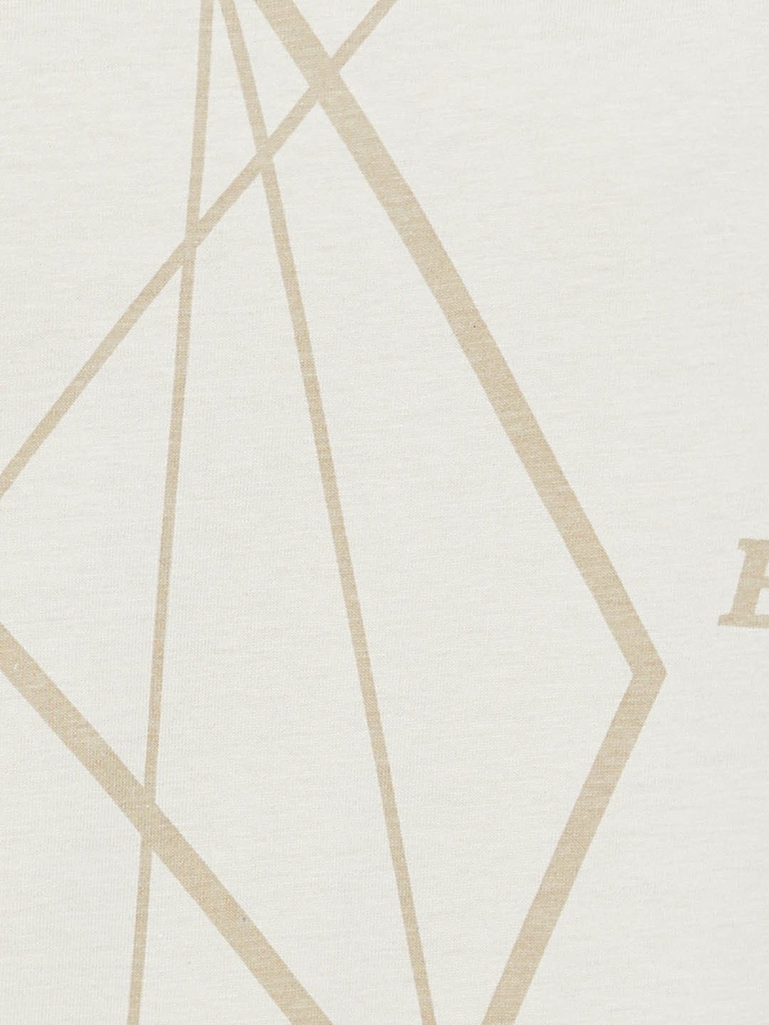 BOSSINI Beige Cotton Regular Fit Printed T-Shirt