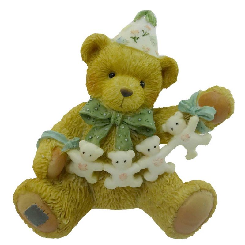 Cherished Teddies Age 4 Teddy Bear Birthday Party  -  Decorative Figurines