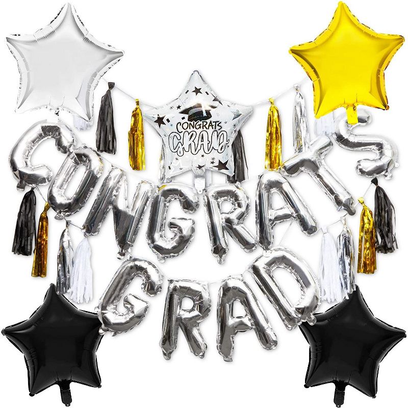 Big Dot of Happiness Gold Glitter 2021 Party Straws - No-Mess Real Gold Glitter Cut-Out Numbers & Decorative Graduation Paper Straws - Set of 24