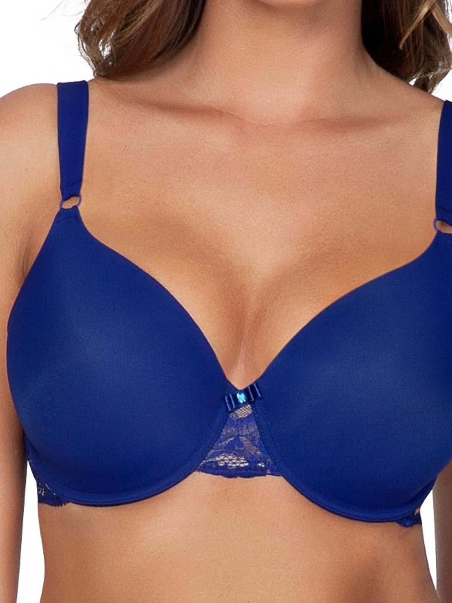 PARFAIT Lapis Blue Under Wired Padded T-Shirt Bra