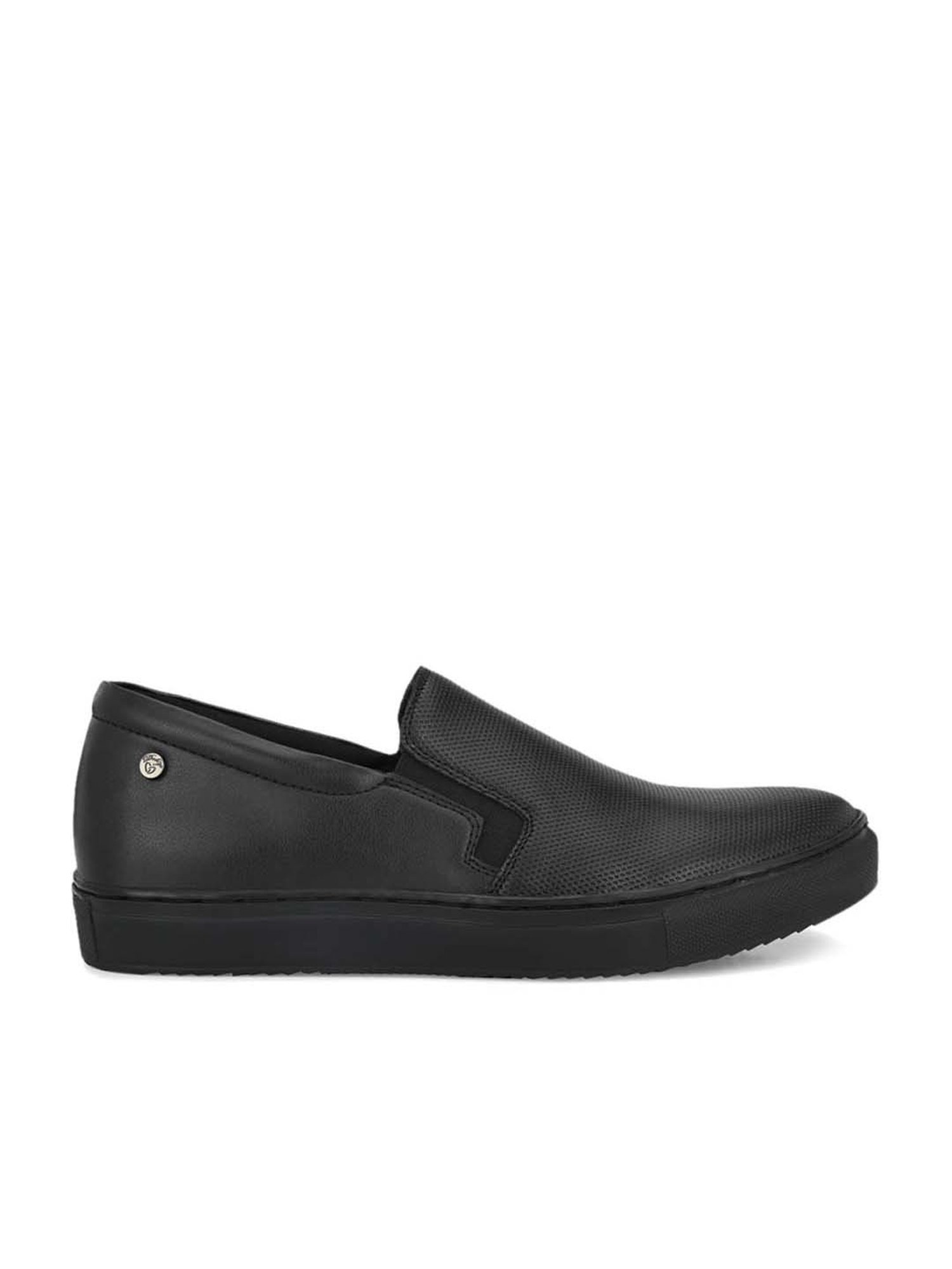 Delize Men's Black Casual Loafers