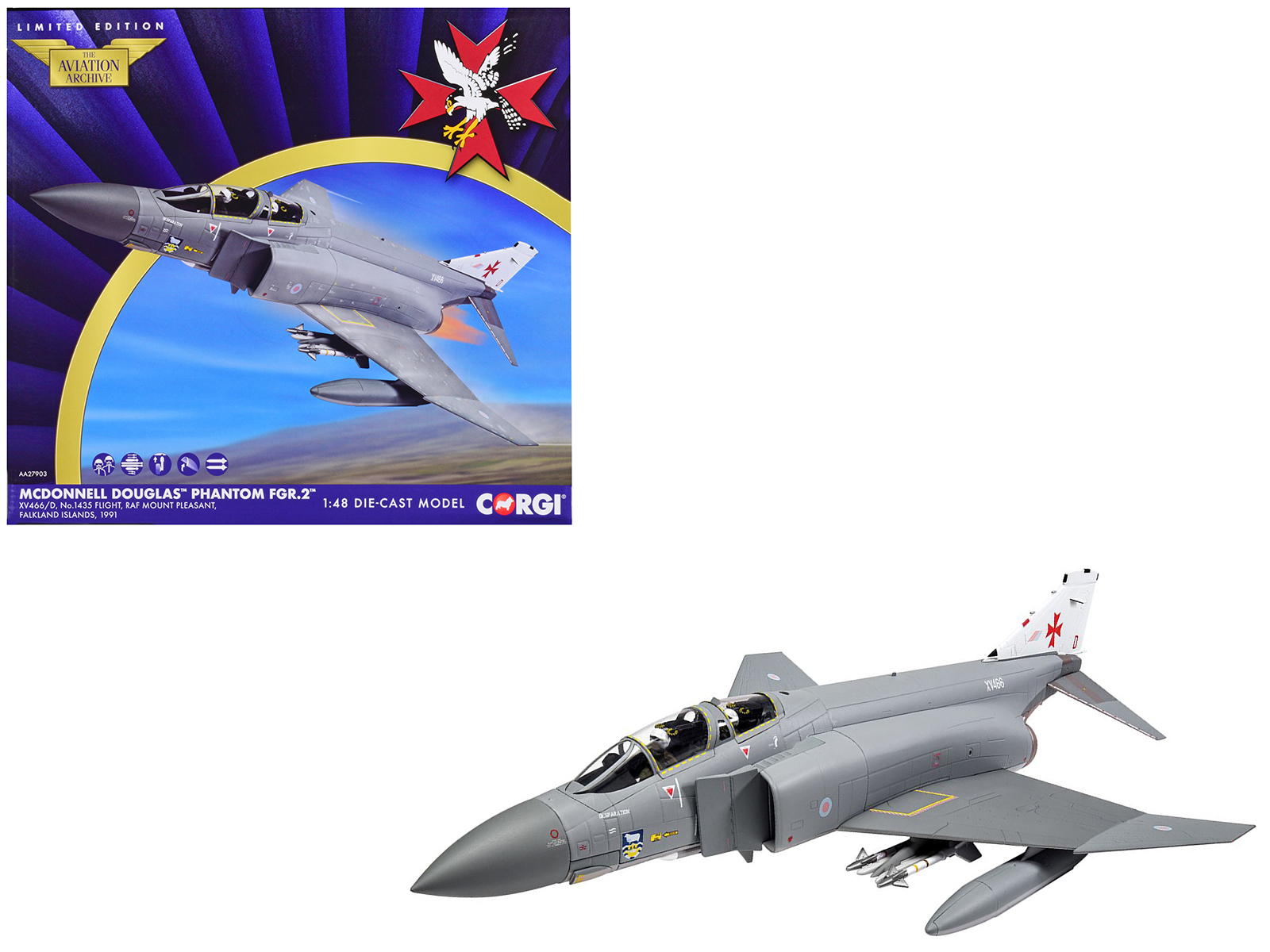 McDonnell Douglas RF-4E Phantom II Fighter Aircraft 57-6907 JASDF "501 SQ Final Year 2020" "Air Power Series" 1/72 Scale Model by Hobby Master