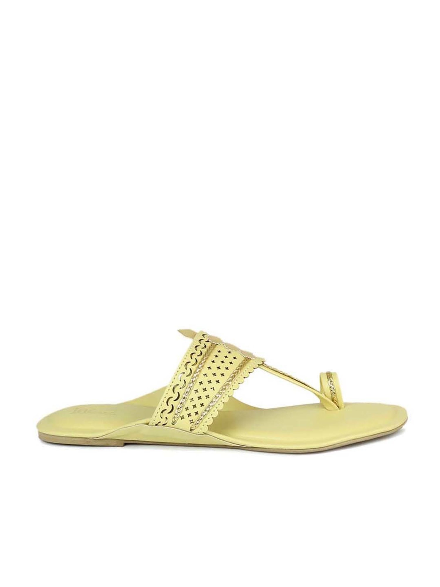 Truffle Collection Women's Golden Flat Ballets