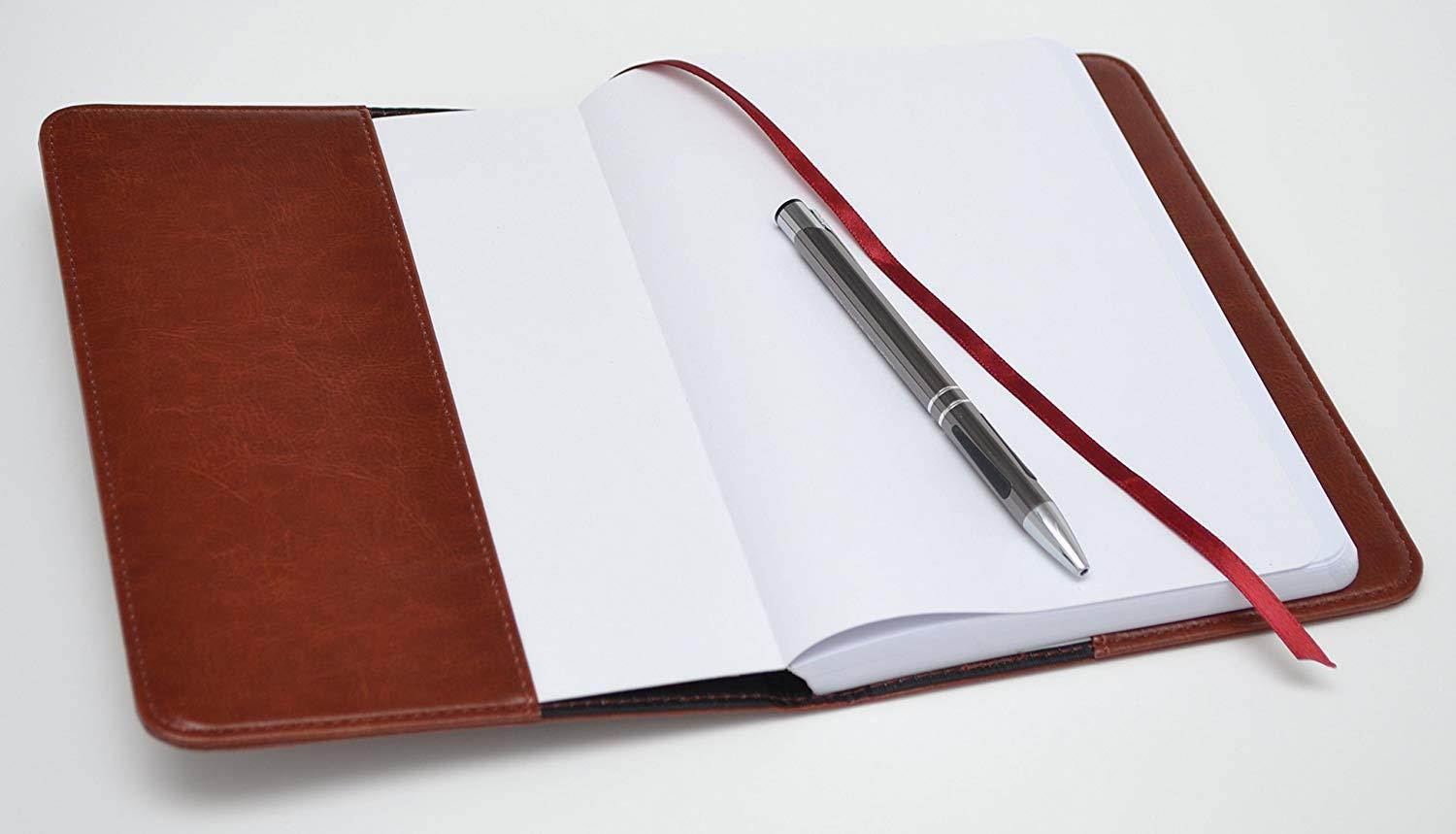 Dove Journal, Writing Journal, Personal Diary, Lined Journal, Bird Journal, Travel, A5 Notebook, Writers Notebook, Faux Leather, Refillable, Fountain Pen Safe, Sewn Binding