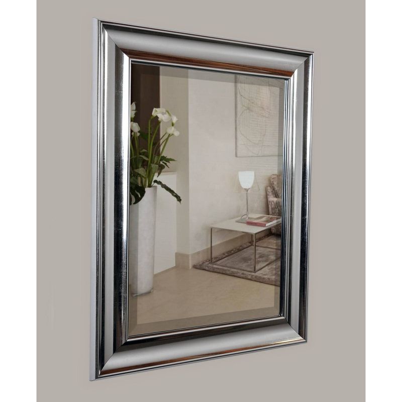 21" X 27" Concert Beveled Glass Wall Mirror Silver - Alpine Art & Mirror