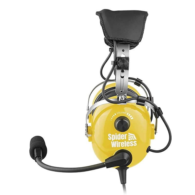 Headset for Pilots, Headset with Comfort Ear Seals, 24db Noise Cancelling, MP3 Support and Carrying Case