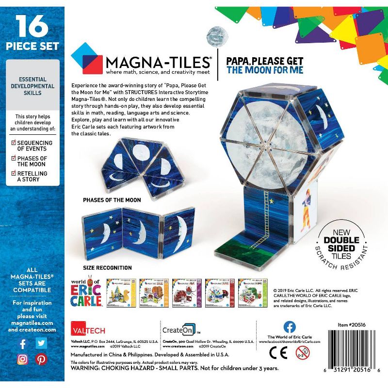 Magna-Tiles Eric Carle Papa Please Get the Moon