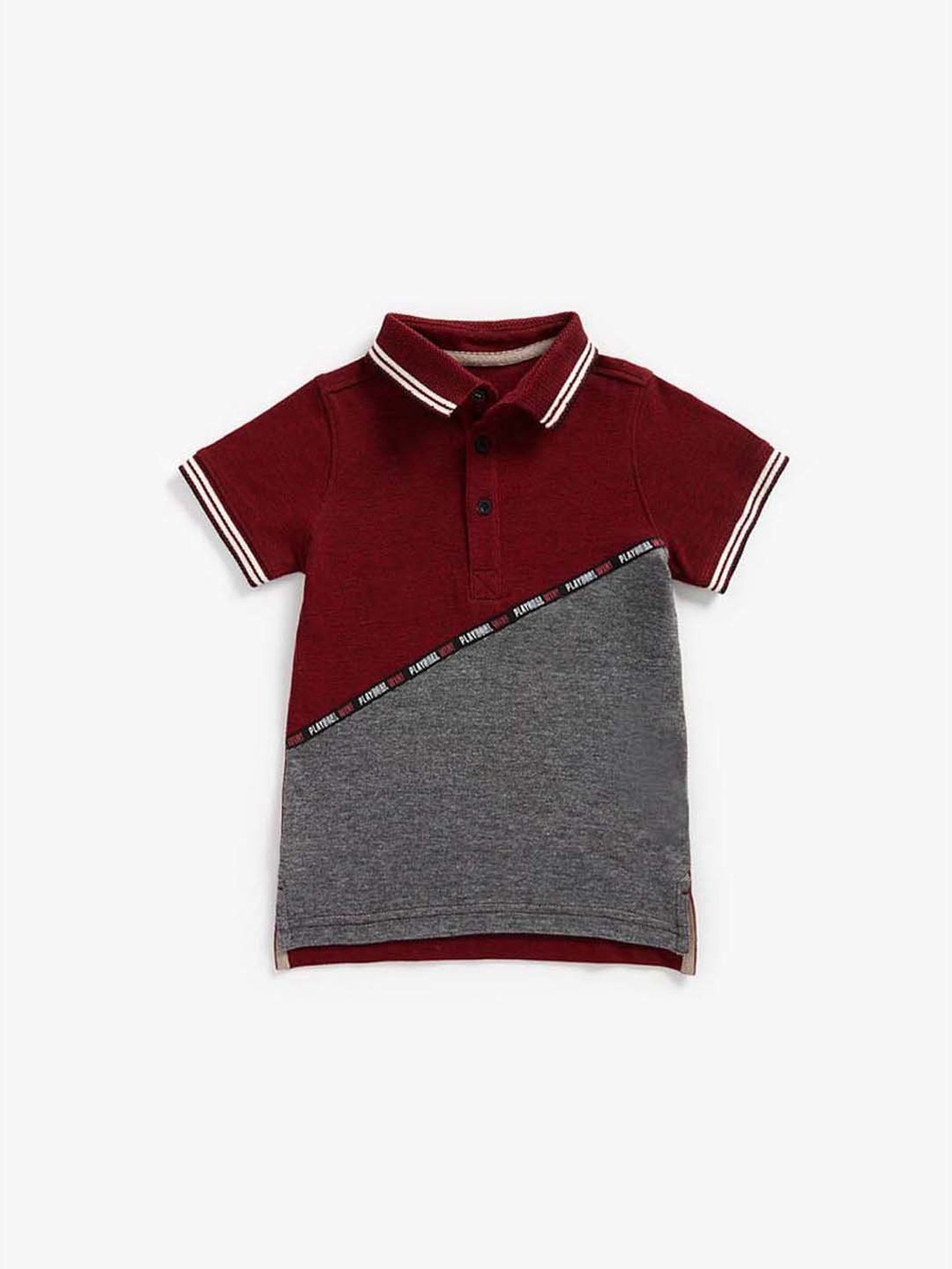 Allen Solly Junior Yellow Logo Print Polo T-Shirt