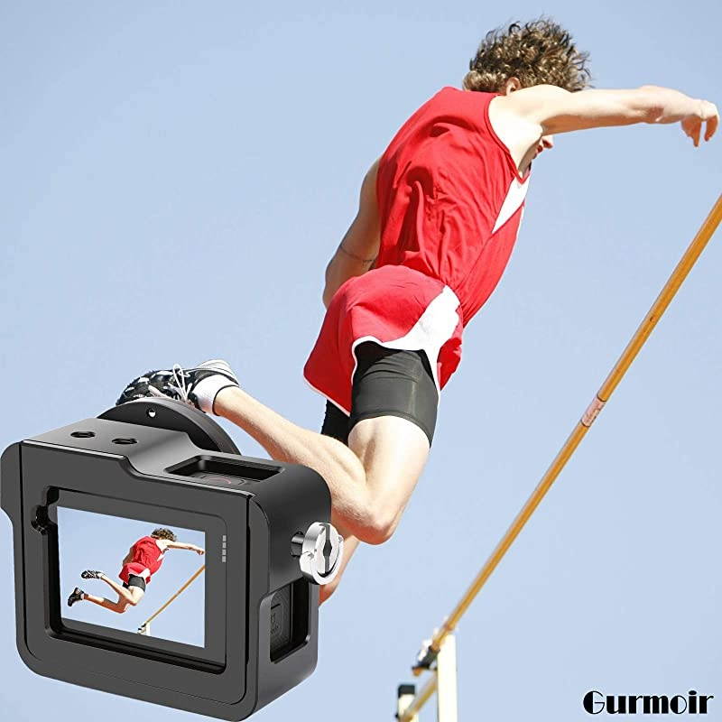 Case Aluminum Alloy Frame Housing for Gopro Hero 7 BlackHero2018 Action Camera Protective Metal Side Open Shell with 52mm UV Filter and Back Door