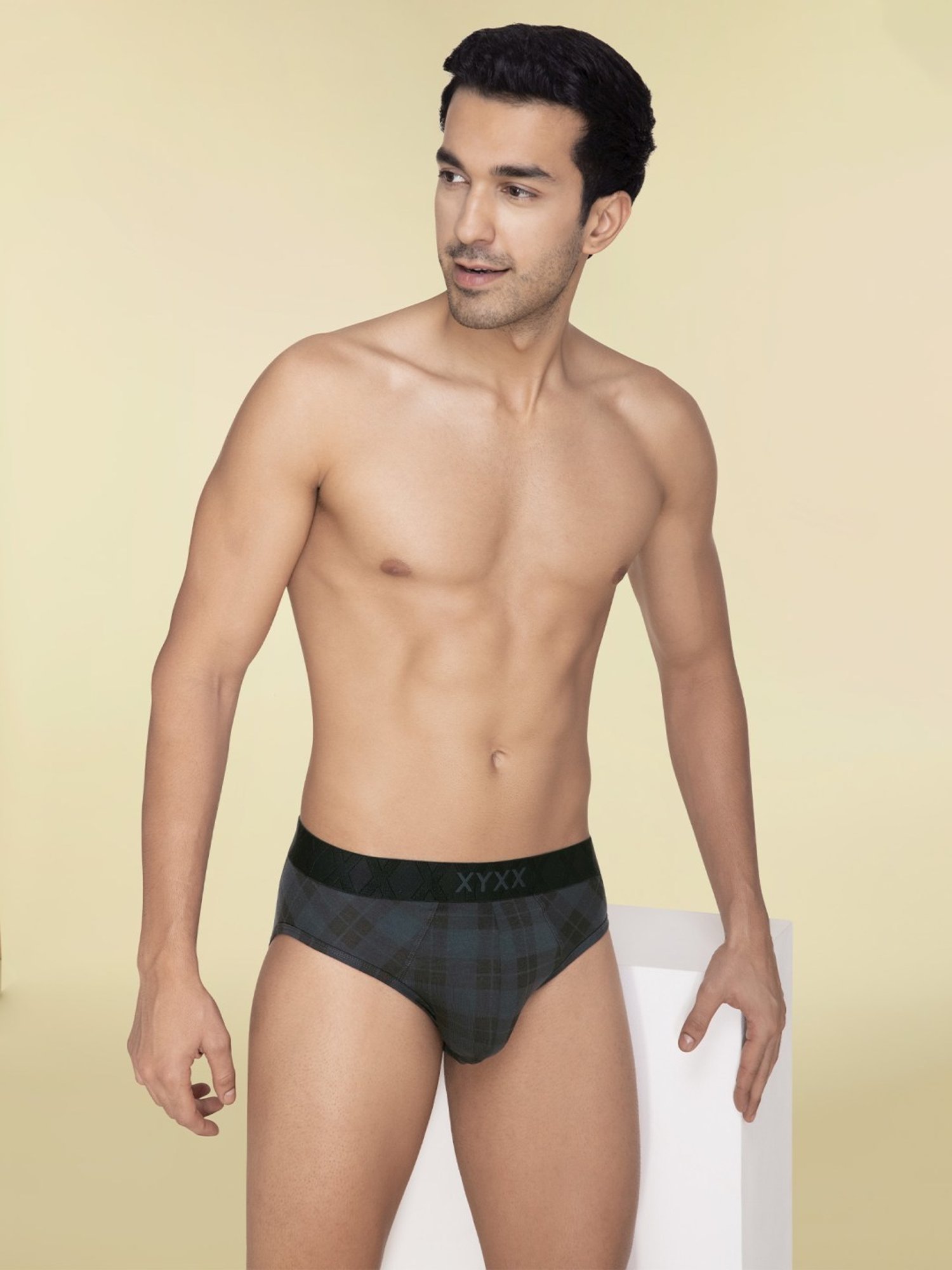 Levi's Grey Cotton Regular Fit Briefs