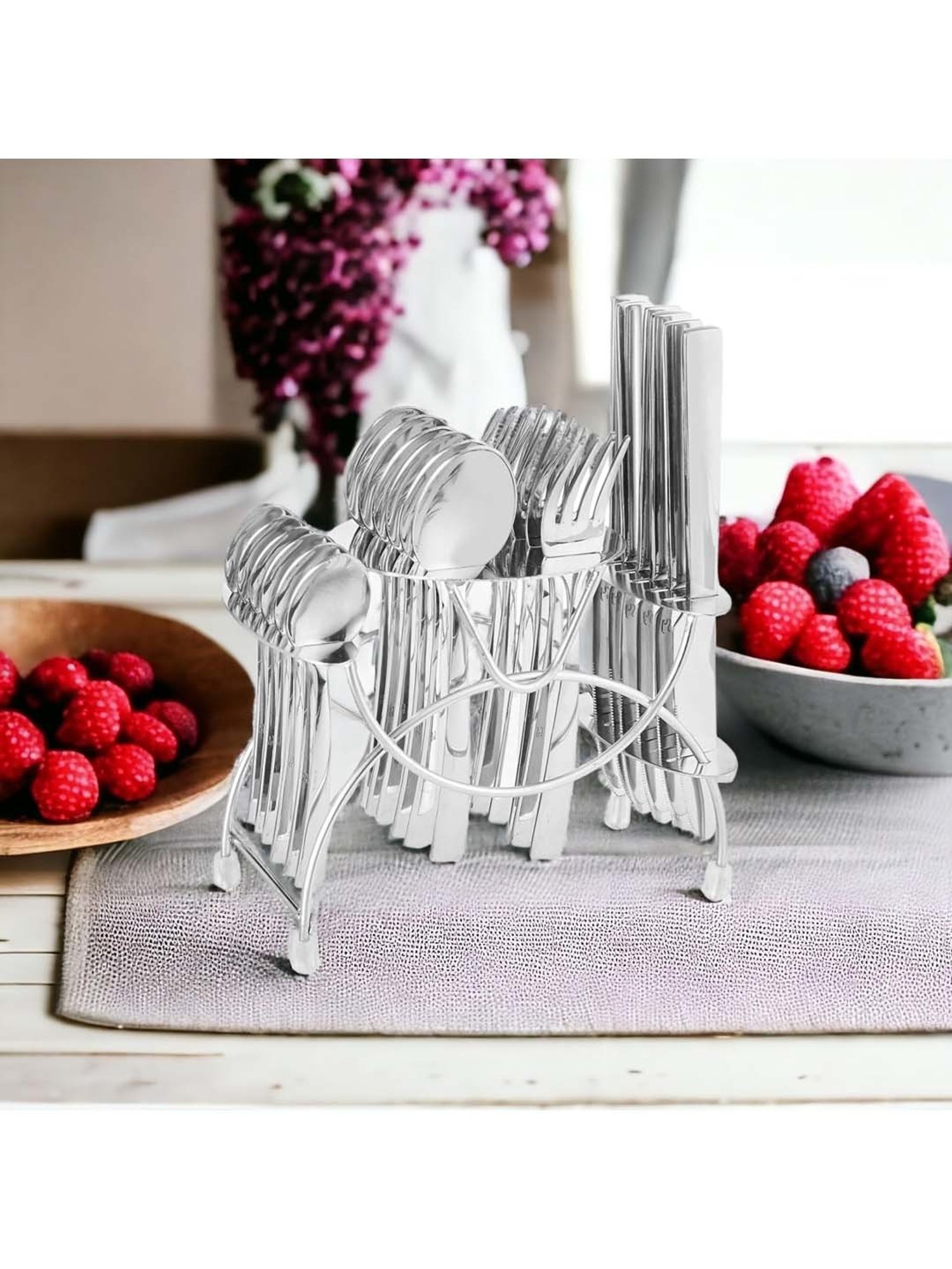 Home4U Iona Multi Wood Cutlery (2 Pcs)