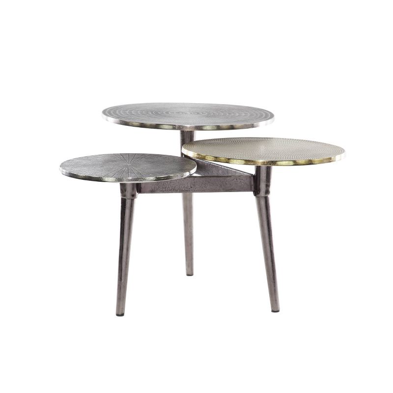 3 Tier Aluminum Patio Coffee Table - Olivia & May