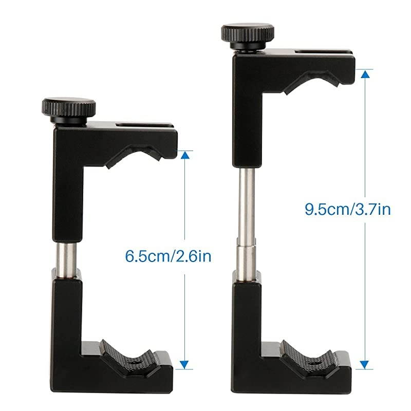 Metal Phone Tripod Mount with Hot Shoe Mount Smartphone Video Rig Tripod Mount Adapter