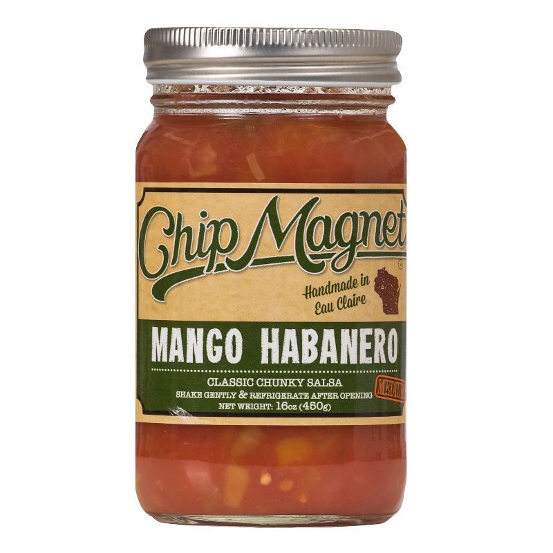 Chip Magnet Mango Habenero Salsa - 16oz Jar