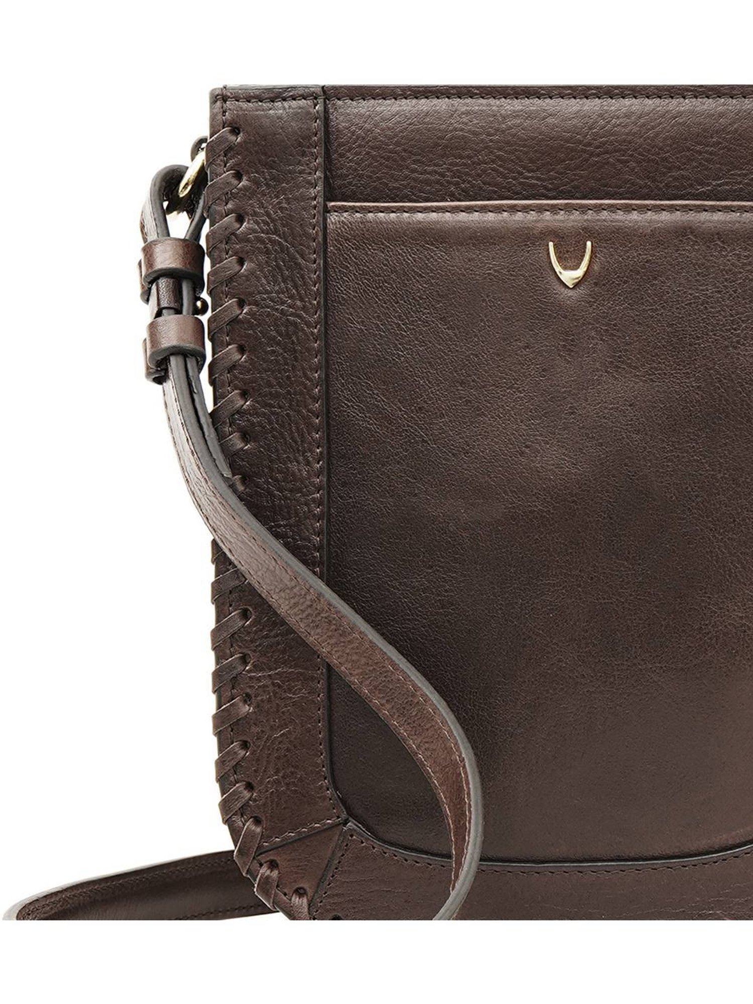 Baggit Brown PVC Solid Laptop Messenger Bag