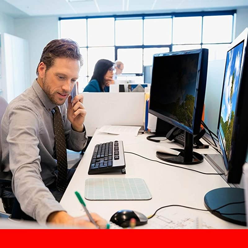Inch Privacy Screen Filter for Desktop Computer Widescreen Monitor - Anti-Glare, Blocks 96% UV,Anti-Scratch with 16:10 Aspect Ratio