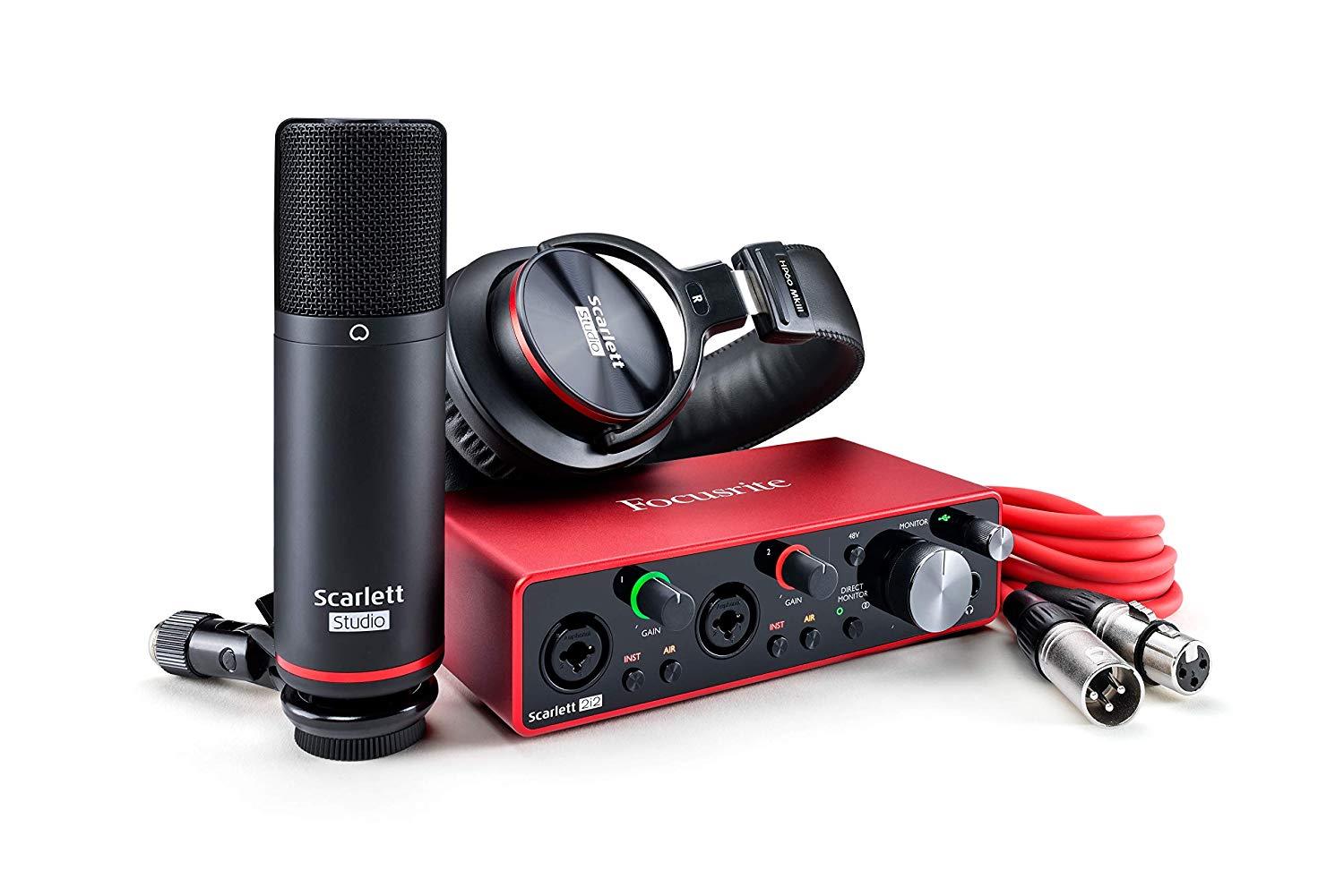 Focusrite Scarlett 2i2 Studio 3rd Generation Recording Bundle