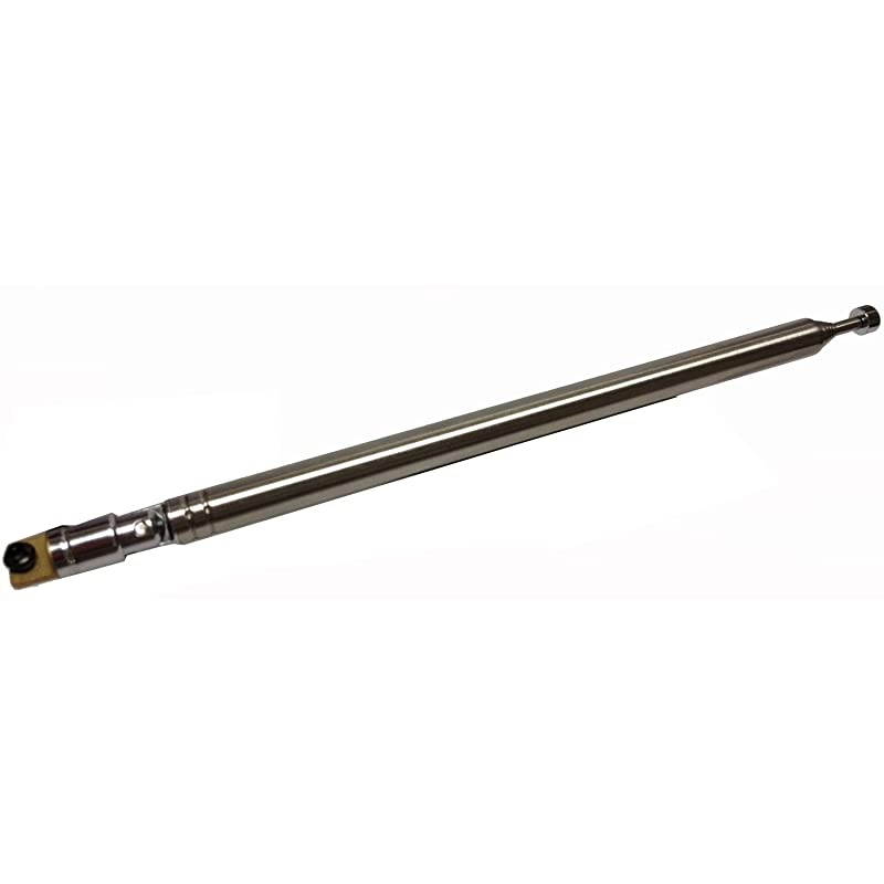 PL Seies Radio Stainless Steel Replacement Telescopic Antenna for  PL880PL660PL390PL398PL398BT Radios