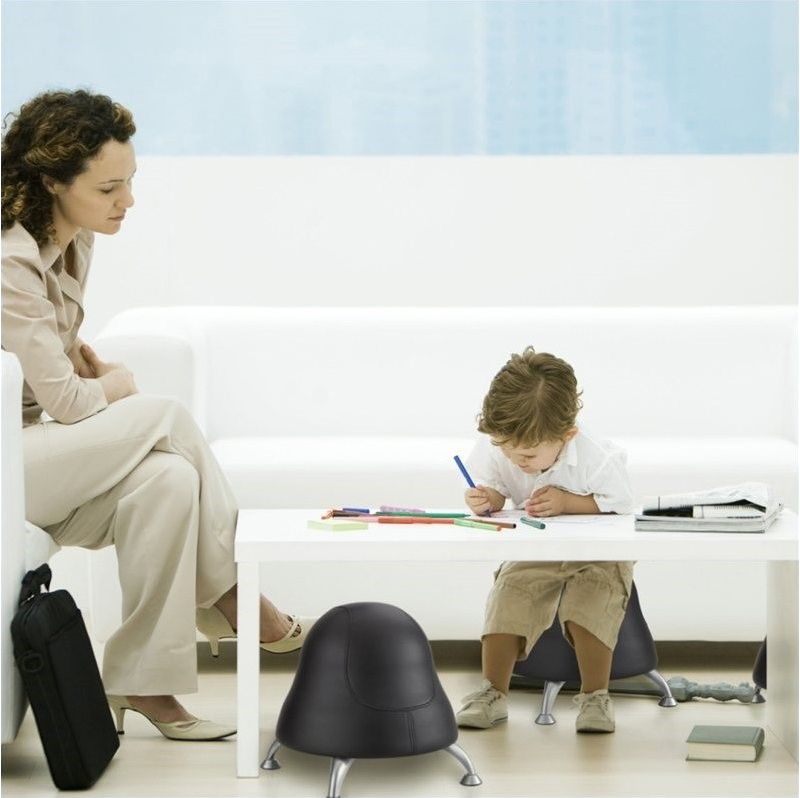 Ball Office Chair - Black - Pemberly Row