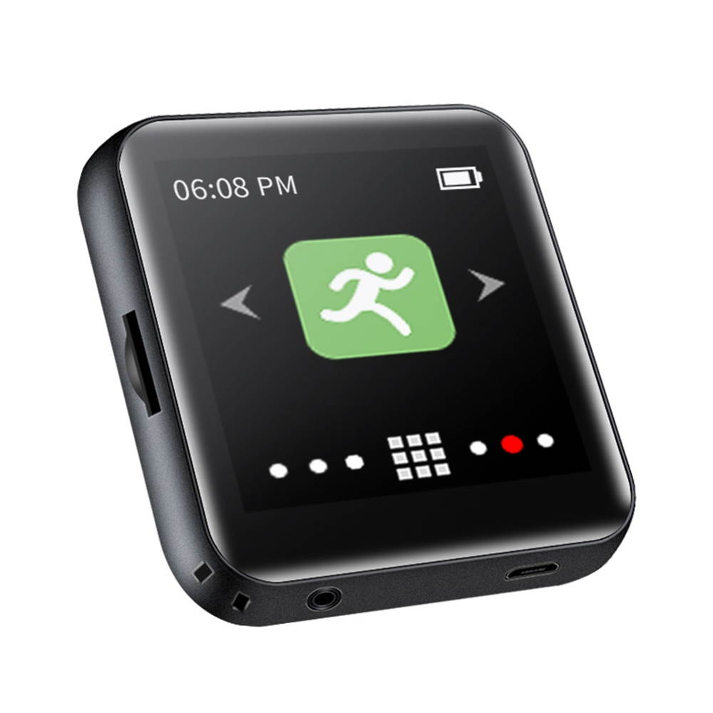RUIZU M4 Portable Mini MP3 Player 1.8" Full Touch Screen FM Radio E-book Pedometer Video Player HiFi Music Player