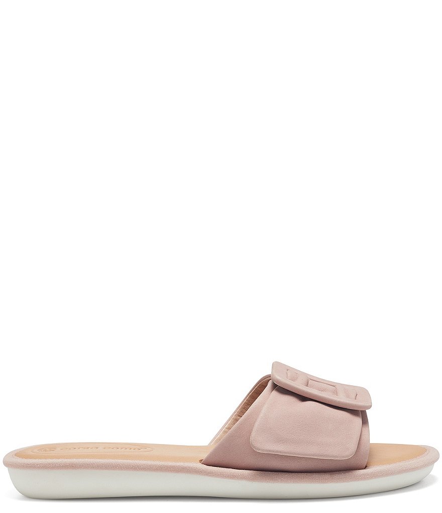 CC Corso Como Bahlia Nubuck Buckle Slide Sandals