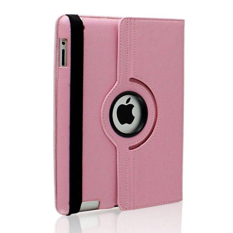 Fullbell Apple iPad 2/3/4 Case - 360 Degree Rotating Stand Smart Case Cover for iPad with Retina Display (iPad 4th Generation), the new iPad 3 & iPad 2 (Automatic Wake/Sleep Feature) - Black