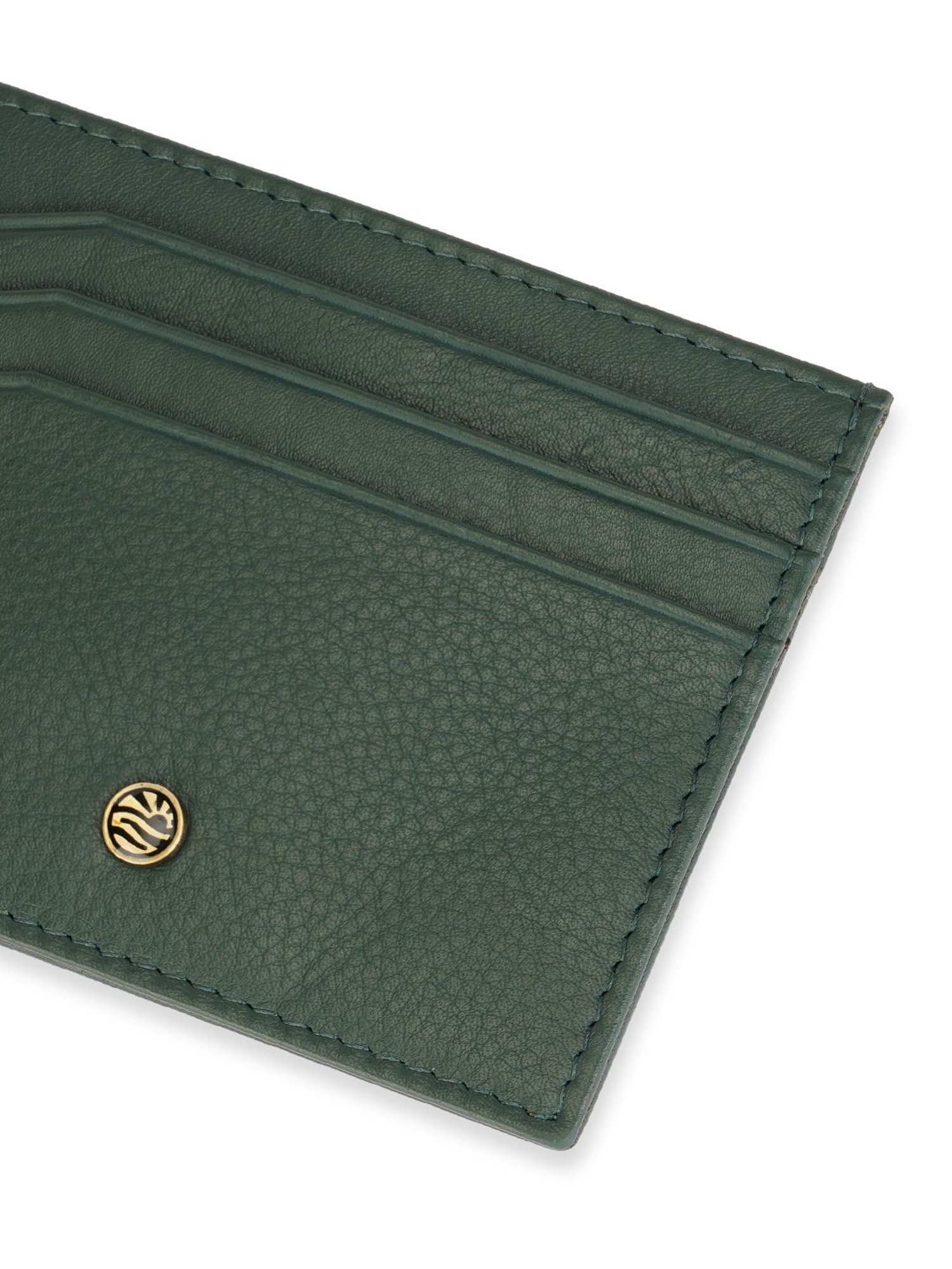 PERQUISITE CENTURION Green Solid Card Holder