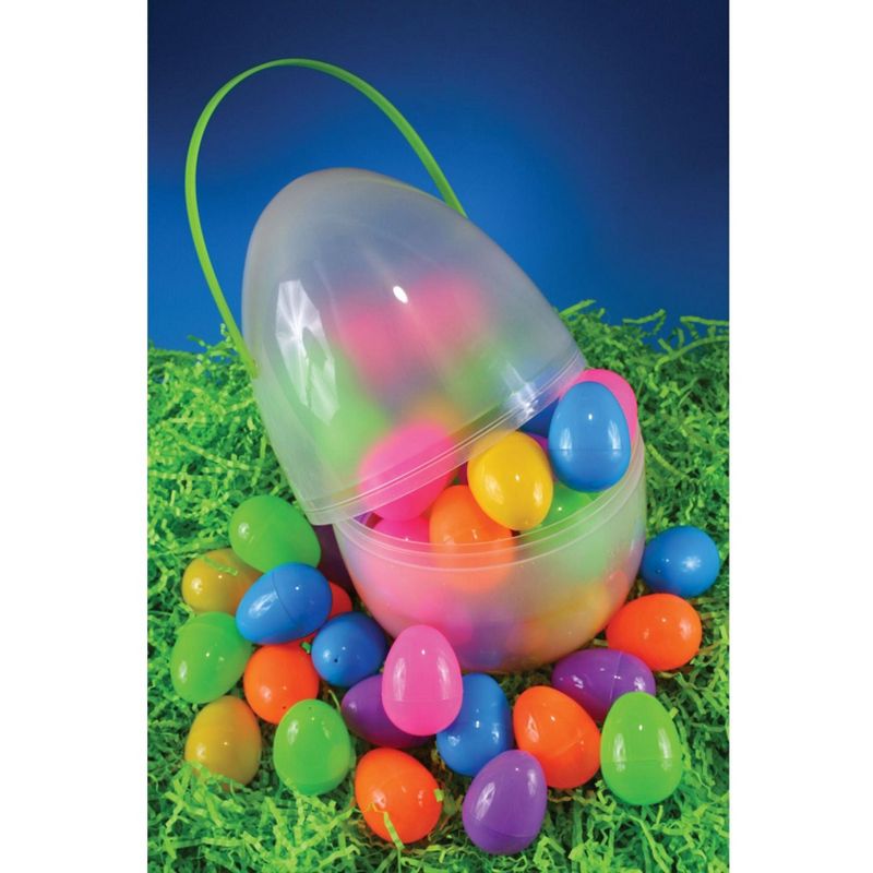 Fun World 14 Inch Jumbo Clear Egg Container