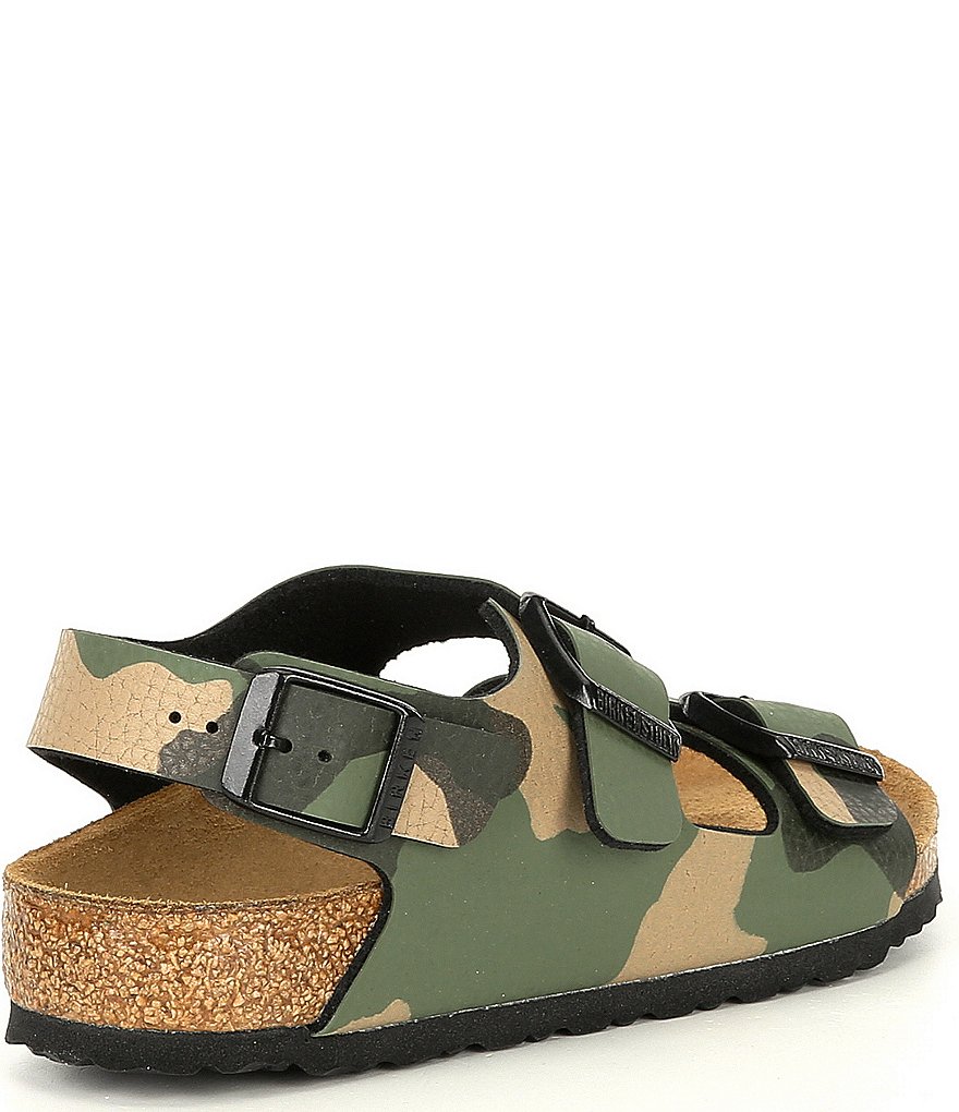 Birkenstock Kids' Milano Birko Flor&reg; Backstrap Camo Sandals (Youth)