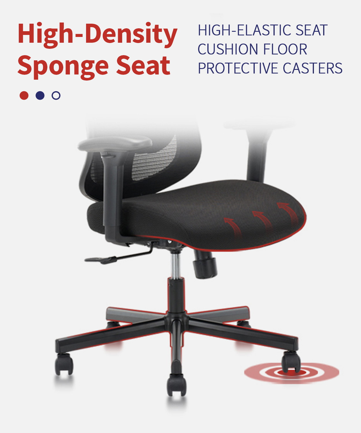 CLATINA Ergonomic Mesh Office Chair High Back Computer Desk Chair with Adjustable Head Arm Rest and Lumbar Support Executive Task Chair for Home Office and Gaming (Black)