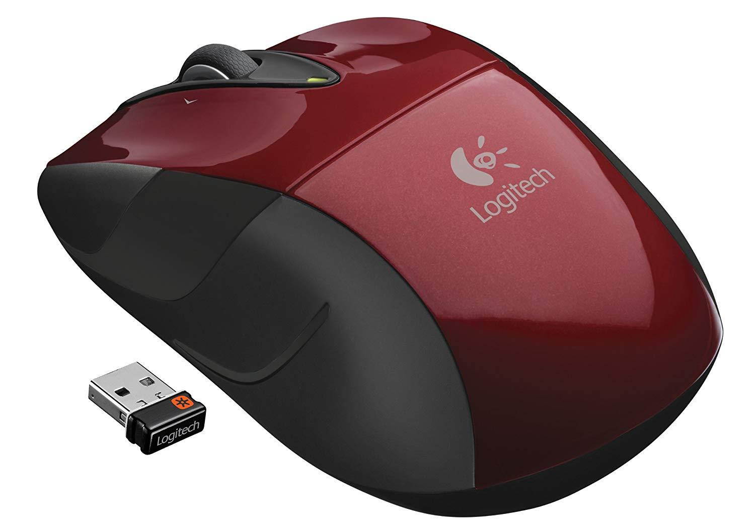 Logitech Wireless Mouse M525 - Red/Black