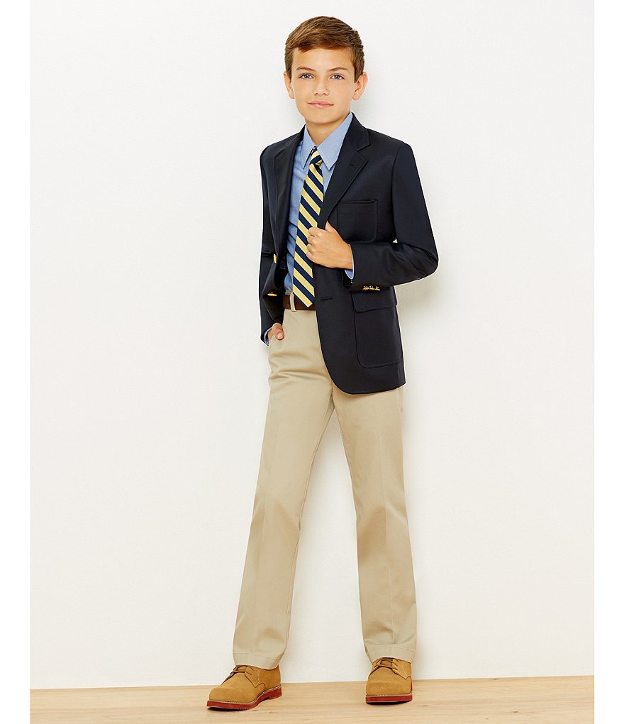 Nautica Big Boys 8-20 Short-Sleeve Vertical Logo Polo