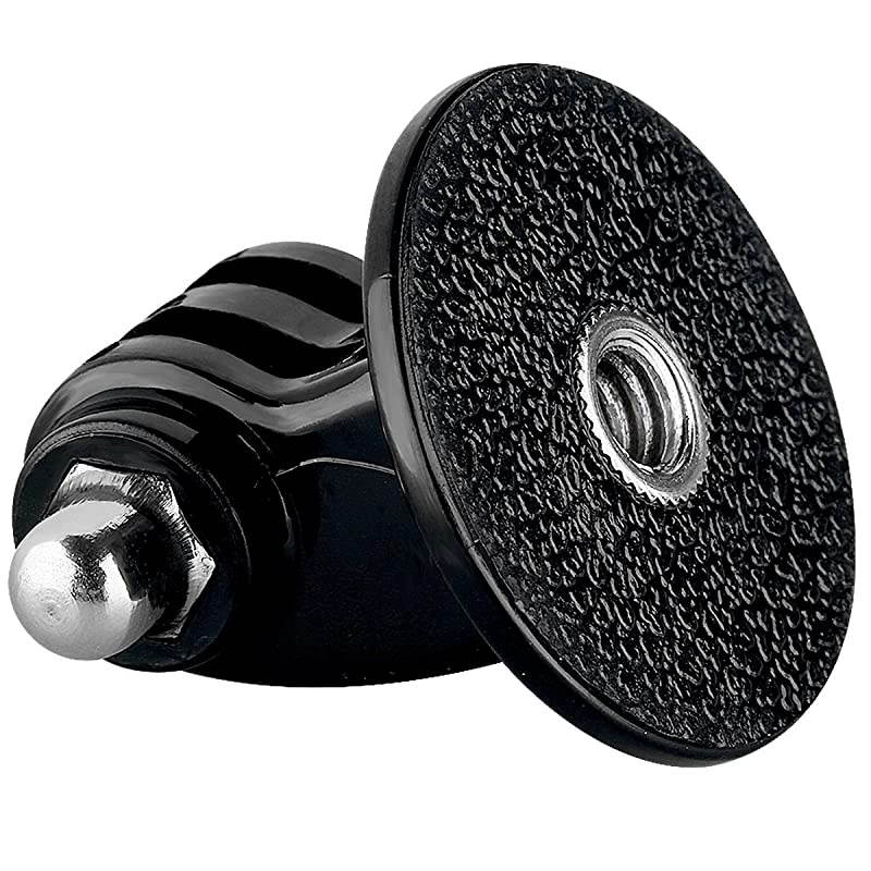 Tripod Mount Adapter Compatible with GoPro Hero 9, 8, 7, 6, 5, 4, Session, 3+, 3, 2, 1, Hero (2018), Fusion, DJI Osmo, Sjcam, Xiaoyi Action Cameras (4 Packs)