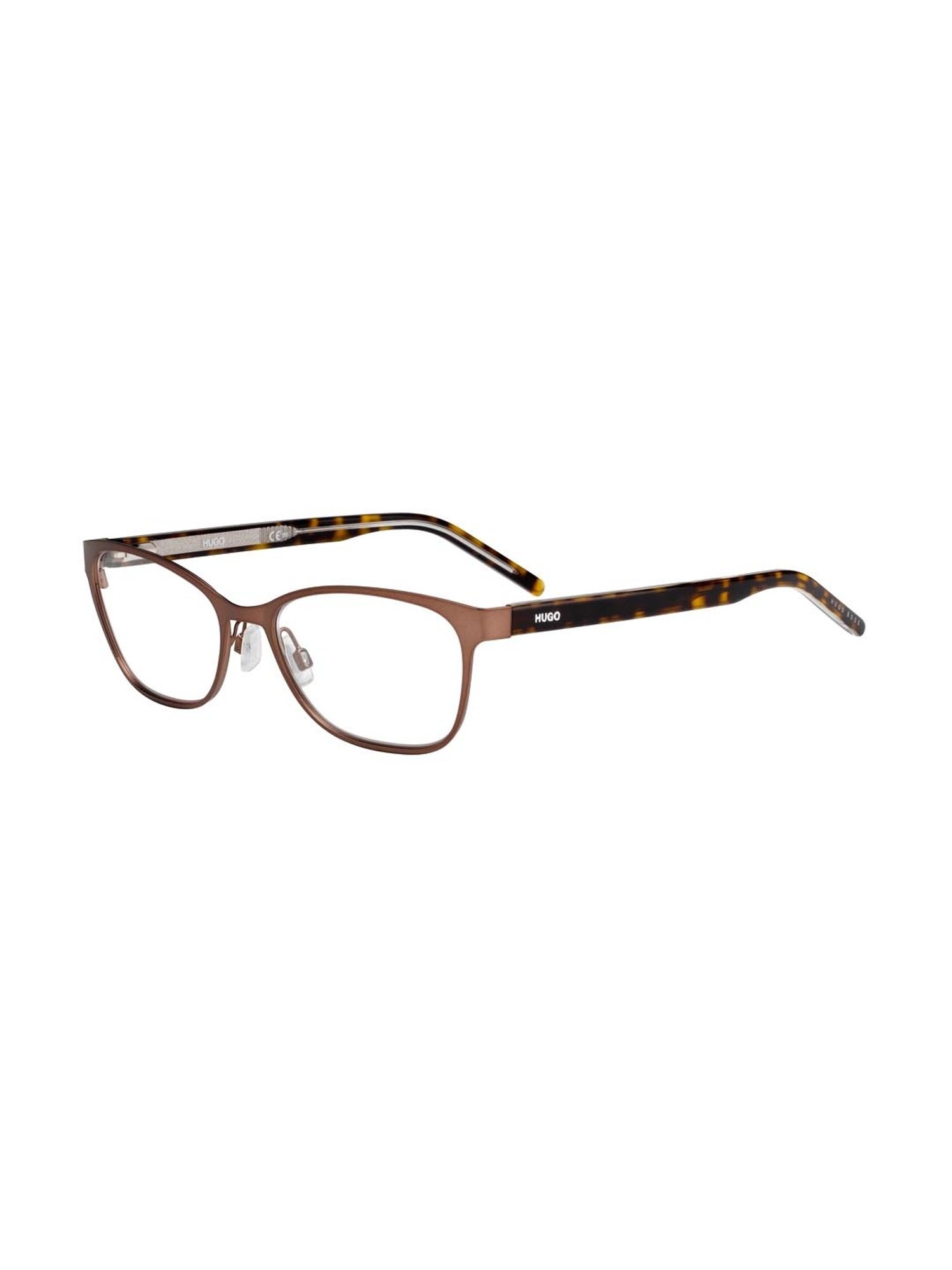 HUGO Brown Rectangular Eye Frames for Women