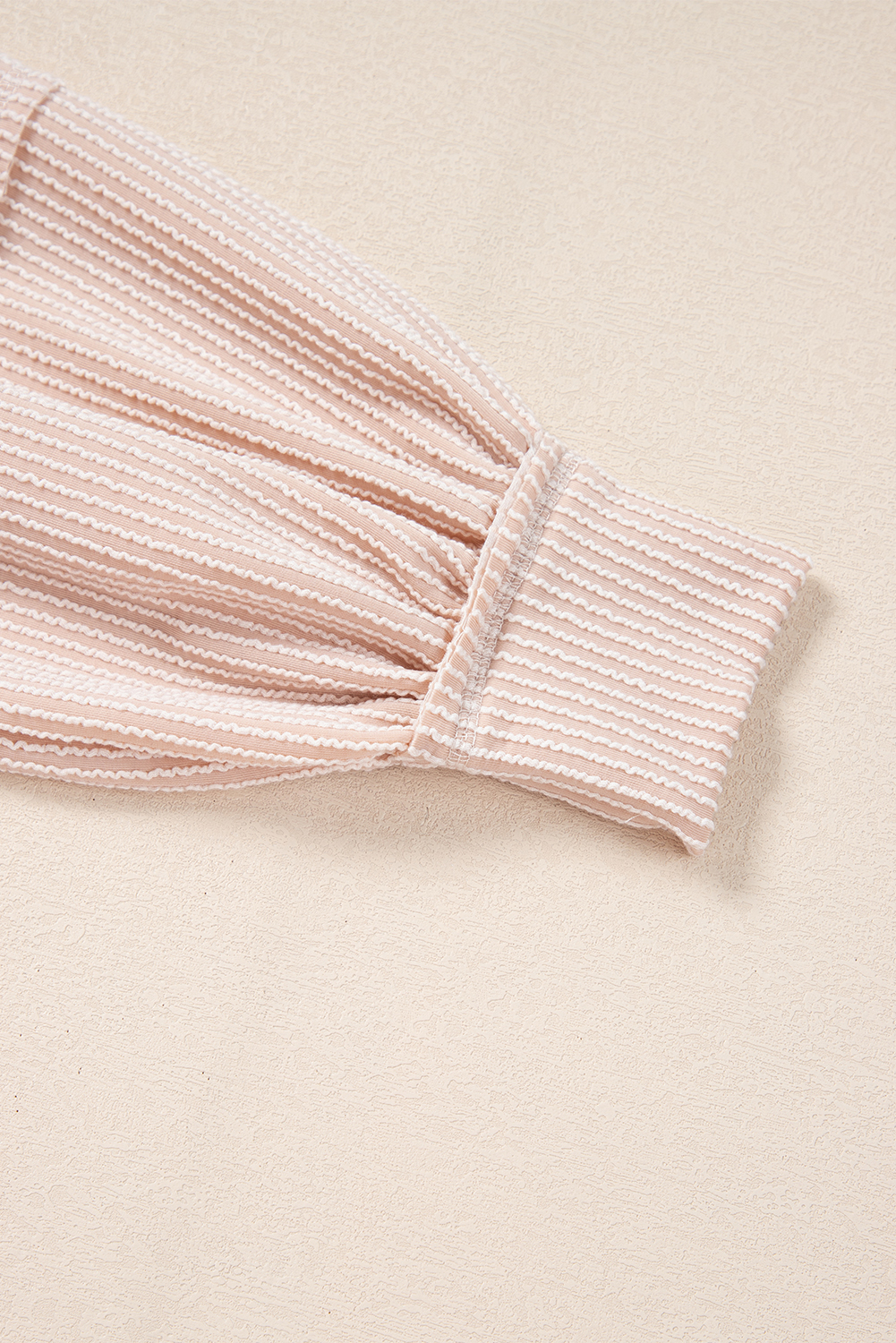 Jet Stream Corded Lantern Sleeve Pullover Ruffle Mini Skirt Set