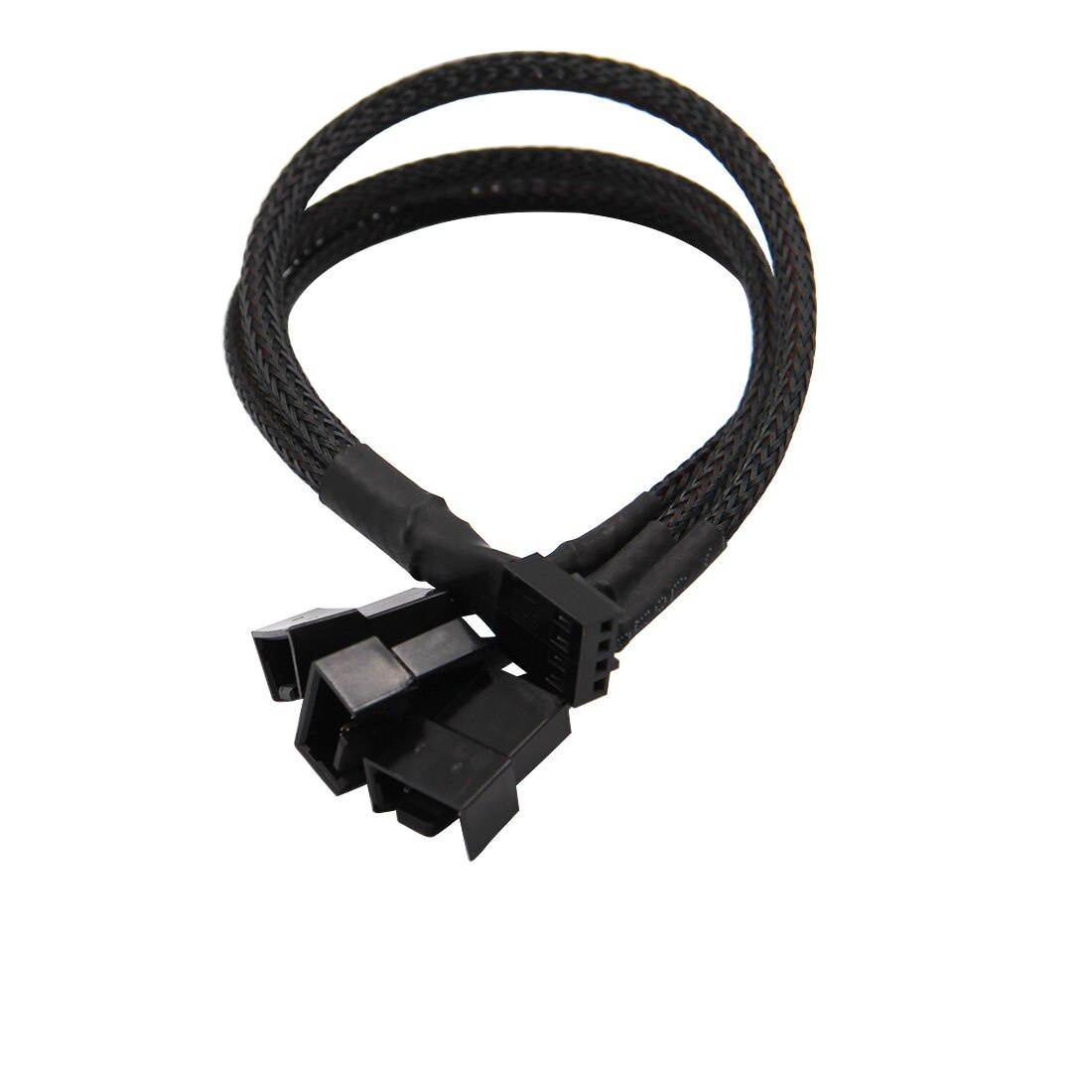 High Quality 6 inch 1 to 3 4-pins Molex TX4 CPU 4 Pin PWM Case Cooling Fan Splitter Hub Power Fan-out Adapter Cable