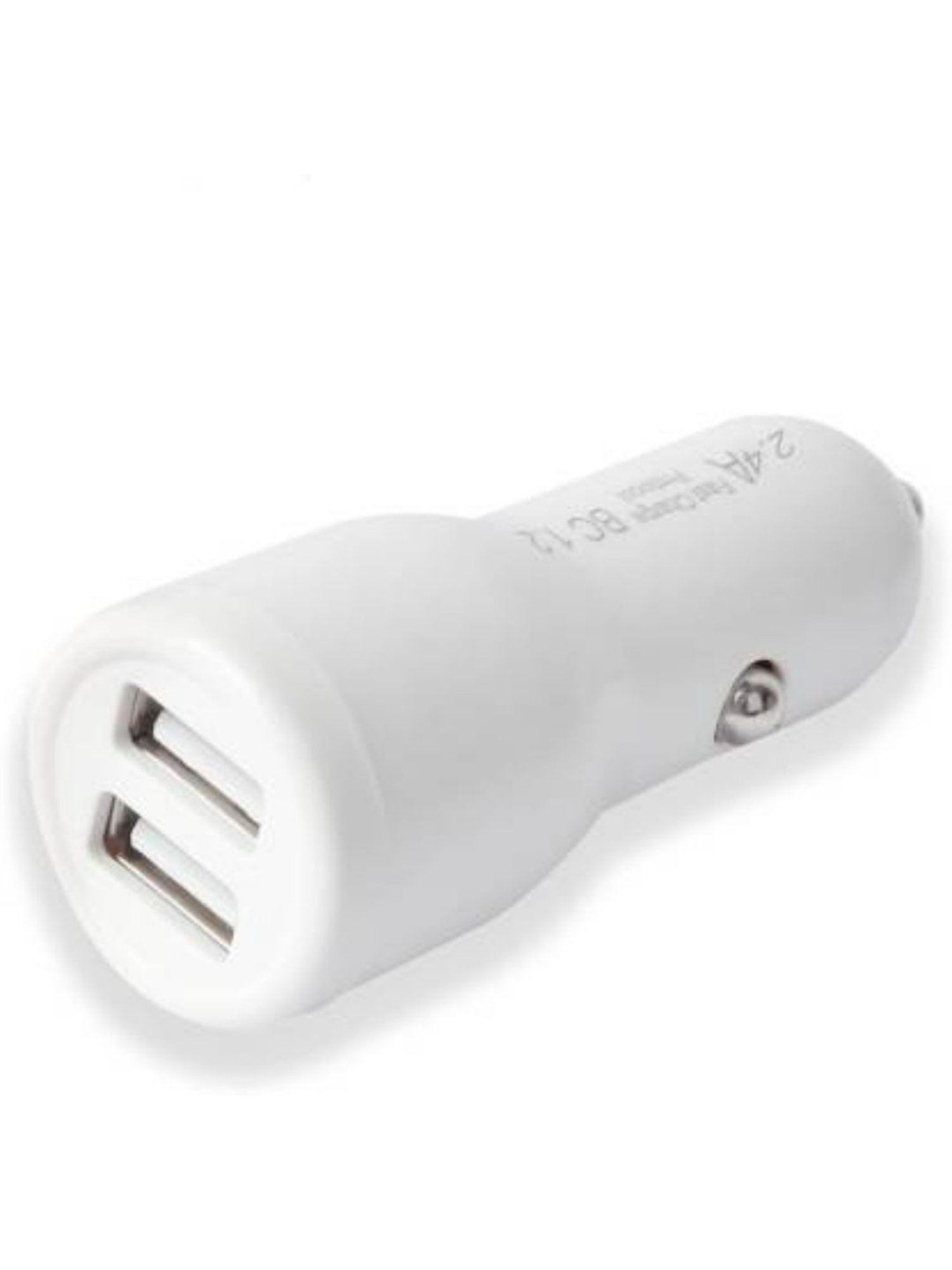 ERD 2.4 Amp Turbo Car Charger - (White)