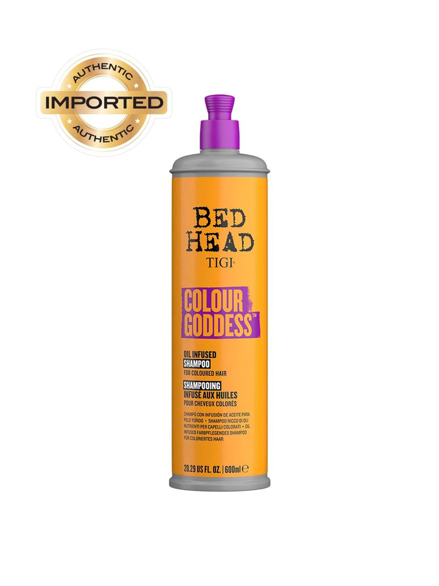 Bed Head TIGI Colour Goddess Oil Infused Shampoo - 600 ml