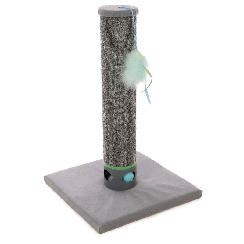 SmartyKat Playful Post Ball Track & Carpet Cat Scratching Post