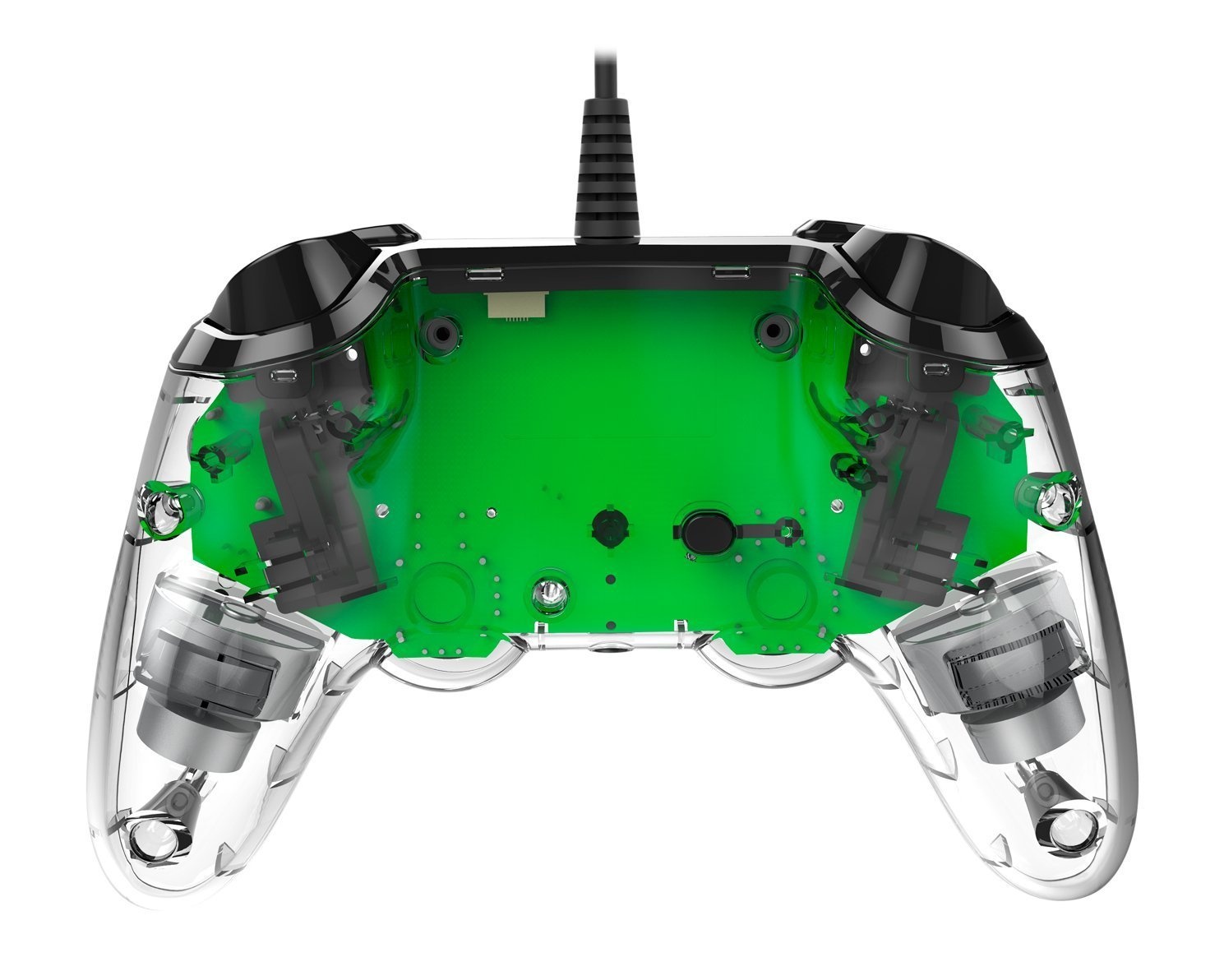 Nacon Wired Illuminated Compact Controller for PS4 (Green)