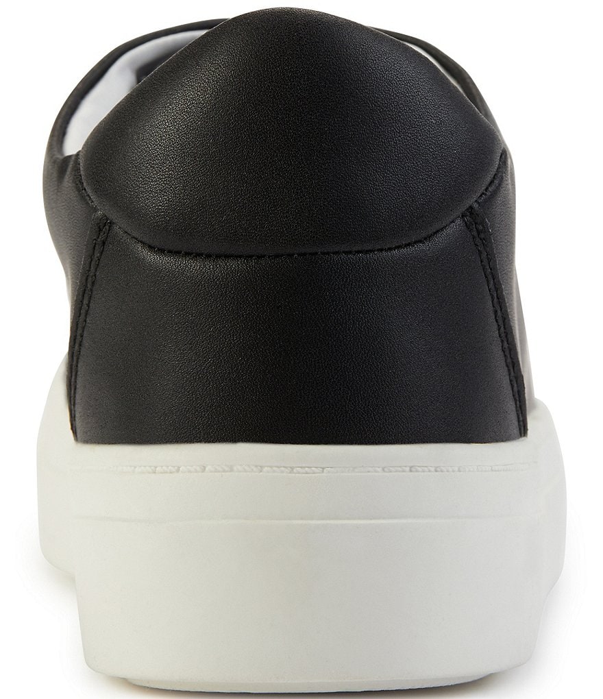 KARL LAGERFELD PARIS Crissie Leather Chain Detail Slip-On Sneakers