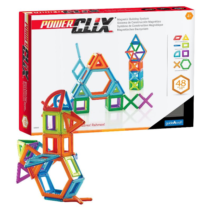 Guidecraft PowerClix Frames 48 Piece Set