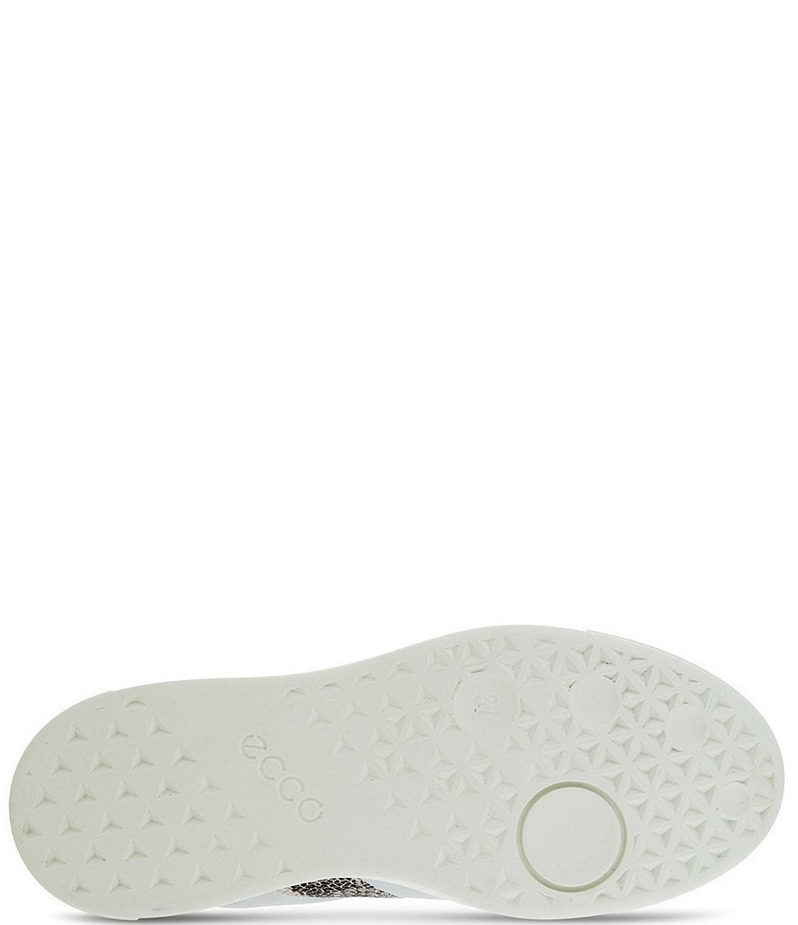 ECCO Street Tray Leather And Suede Sneakers