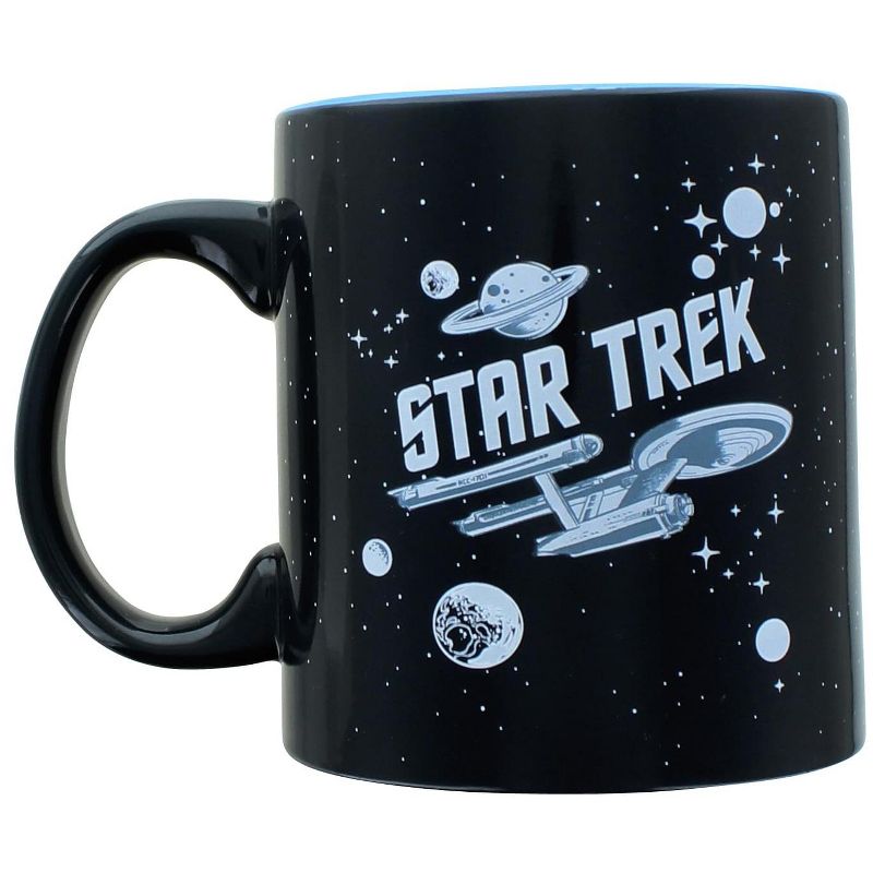 Silver Buffalo Star Trek Spock Live Long and Prosper 20oz Ceramic Mug