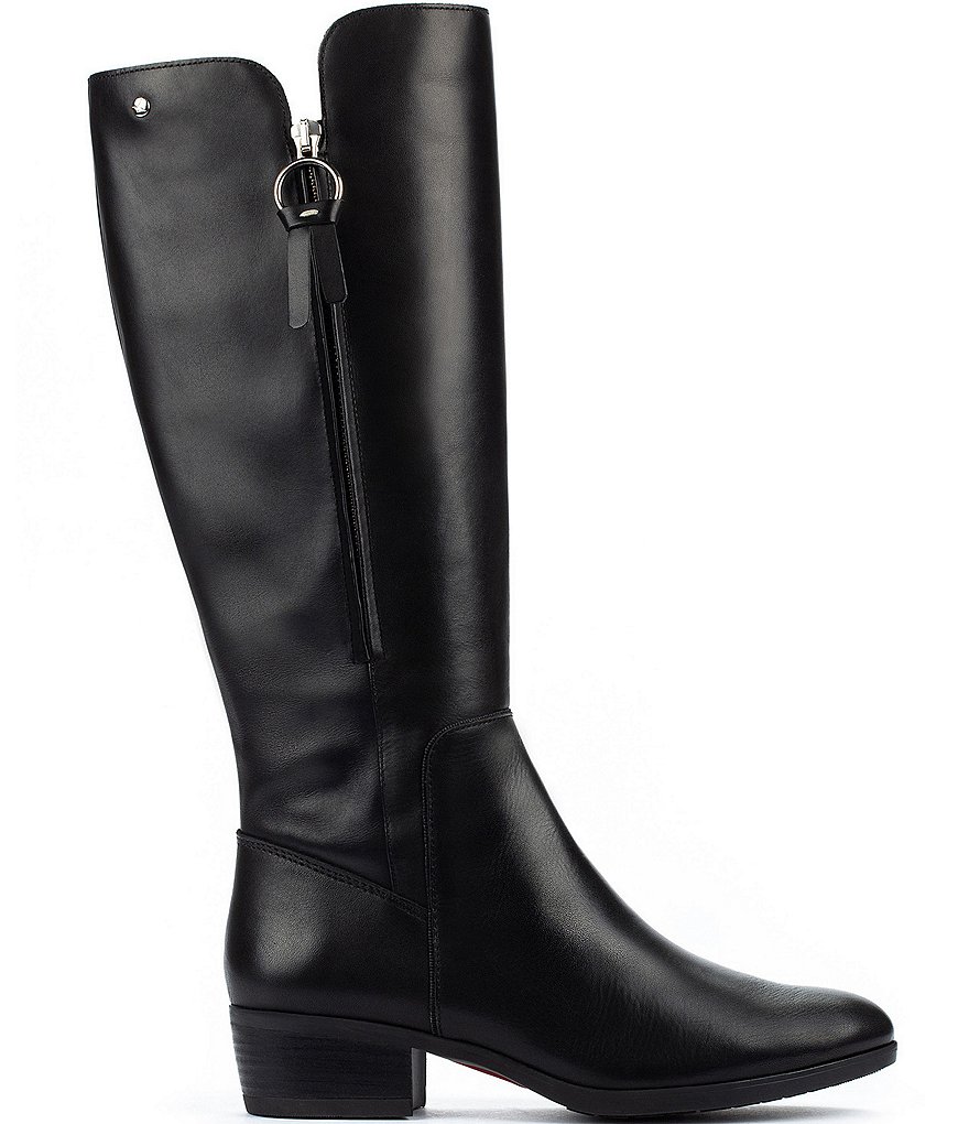 Pikolinos Daroca W1U Leather Side Zip Tall Boots