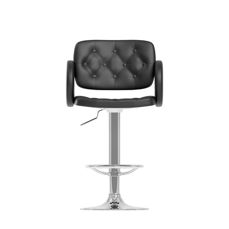 Set of 2 Counter And Barstools Black - CorLiving