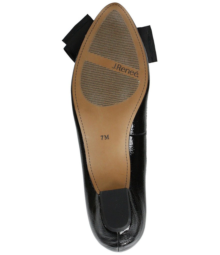 Trotters Kari Pearlized Leather Block-Heel Pumps