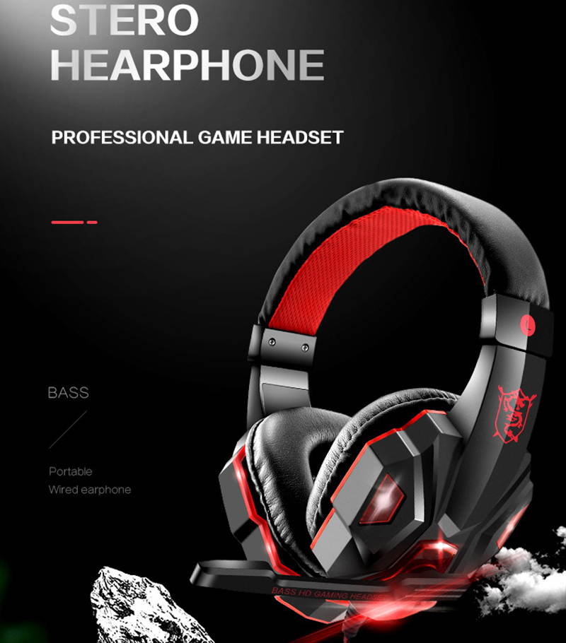 DATA FROG Gaming Headphones for PS4 Headphones with Microphone for Sony PS4 PS3 for Nintend switch for Xbox one Earphone with Splitter for PC