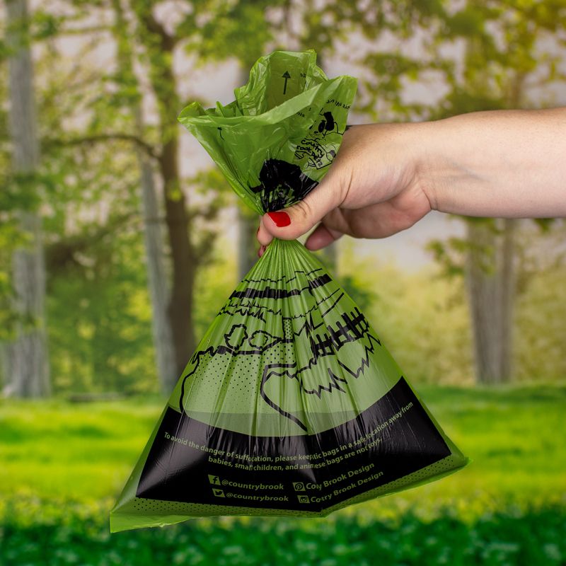 120 Count Country Brook Petz Lavender Scented Potty Time Waste Bags, 8 Rolls